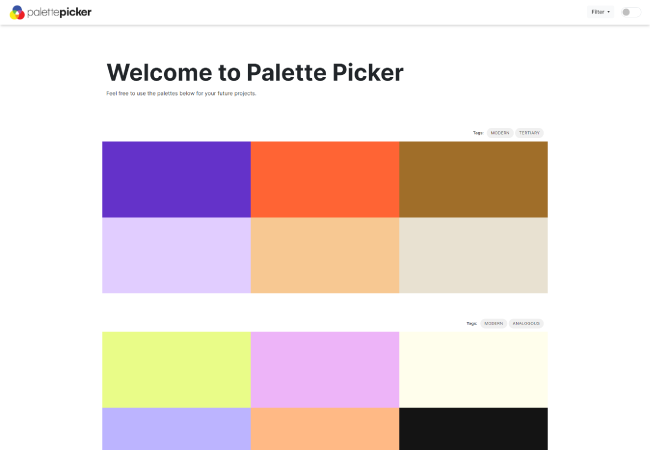 color pallete picker